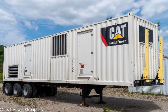 CAT XQ2000 towable generator set left side profile