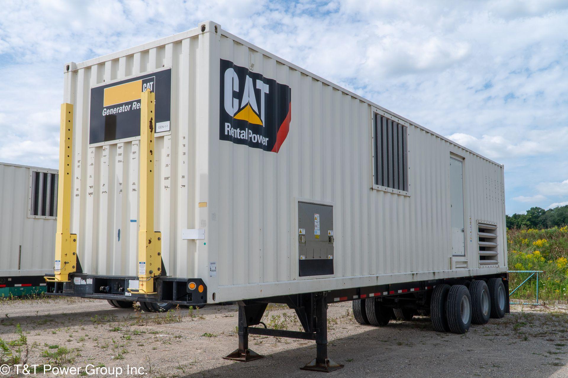 CAT XQ2000 towable generator set right side profile