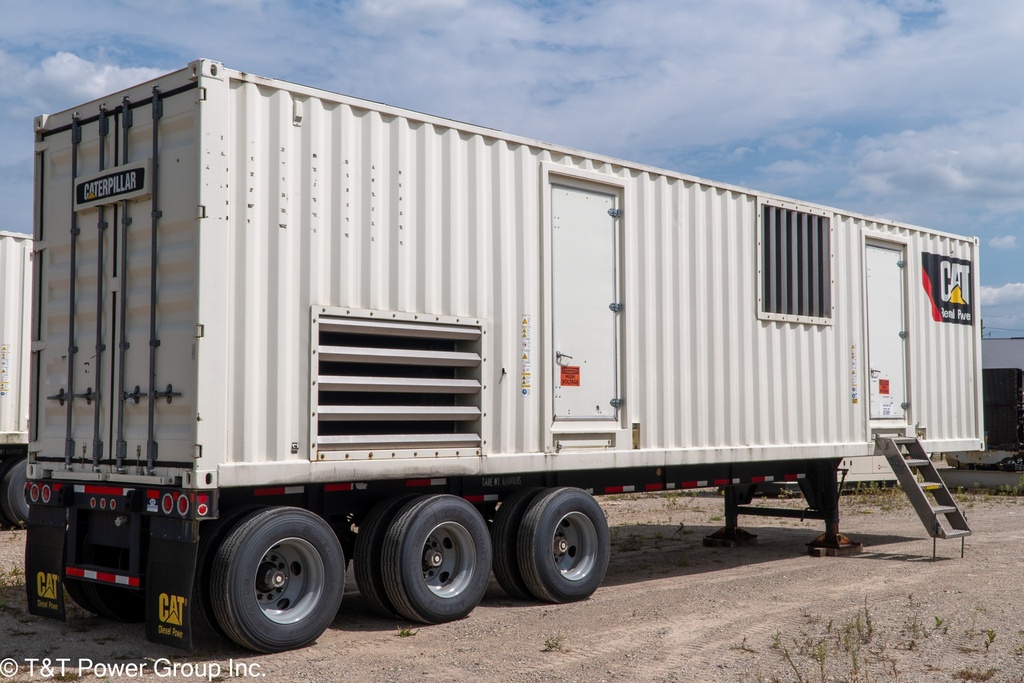 QP2000-1 2MW GENERATOR / DSL / HIGHWAY VAN / SILENCED 480V